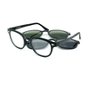 LC1011B Occhiale Uomo Nero con clip magnetica