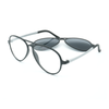 LC1040 Occhiale Uomo Nero con clip magnetica