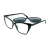 LC1047 Occhiale Donna Nero con clip magnetica