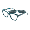 LC1052 Occhiale Donna Verde con clip magnetica